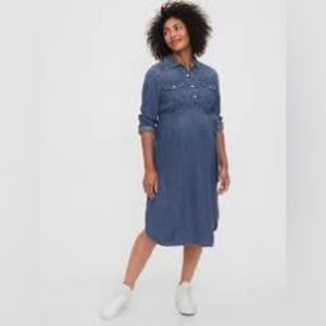 Gap Maternity denim dress